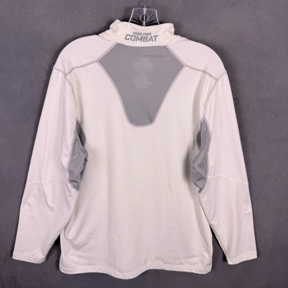Nike Pro Combat Men's Shirt‎ Hyperwarm Dri-Fit LS XL MMA Jiu Jitsu Fitted EUC